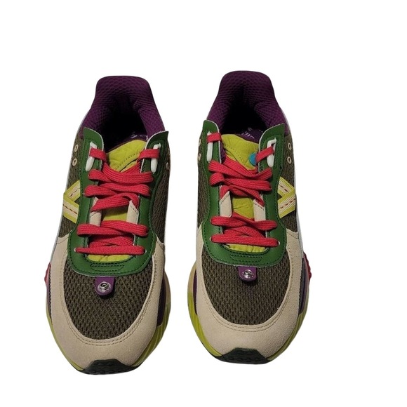 PUMA Wild Rider Last Hunter Sneakers Charcoal Gray-Pale‎ Khaki-Citronelle 12 new - Picture 3 of 9